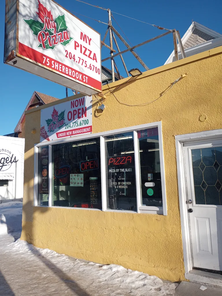 Pepperoni Lover halal pizza at My Pizza Winnipeg West Broadway