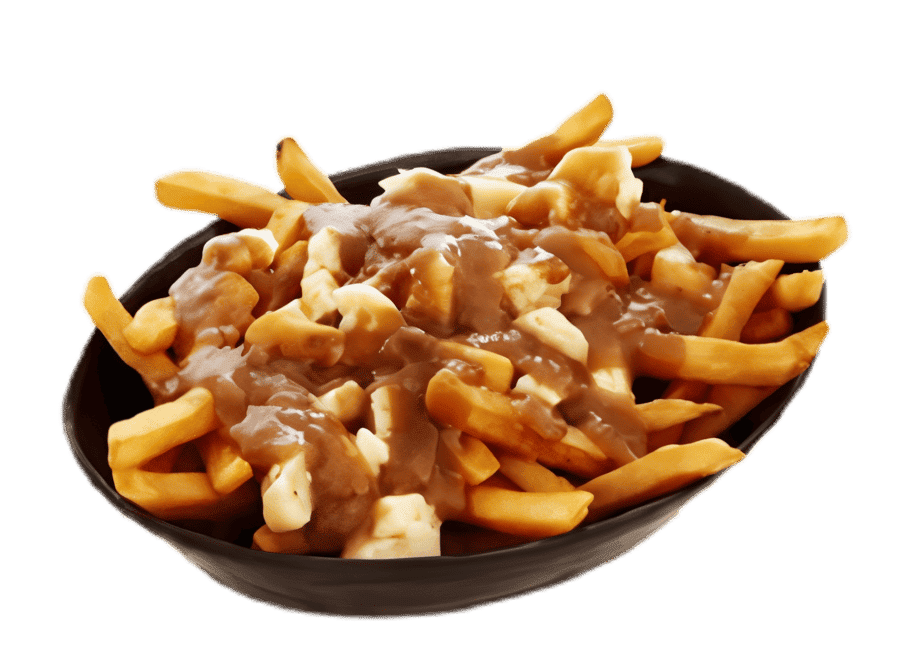 Poutine at My Pizza Winnipeg — signature halal fusion poutine